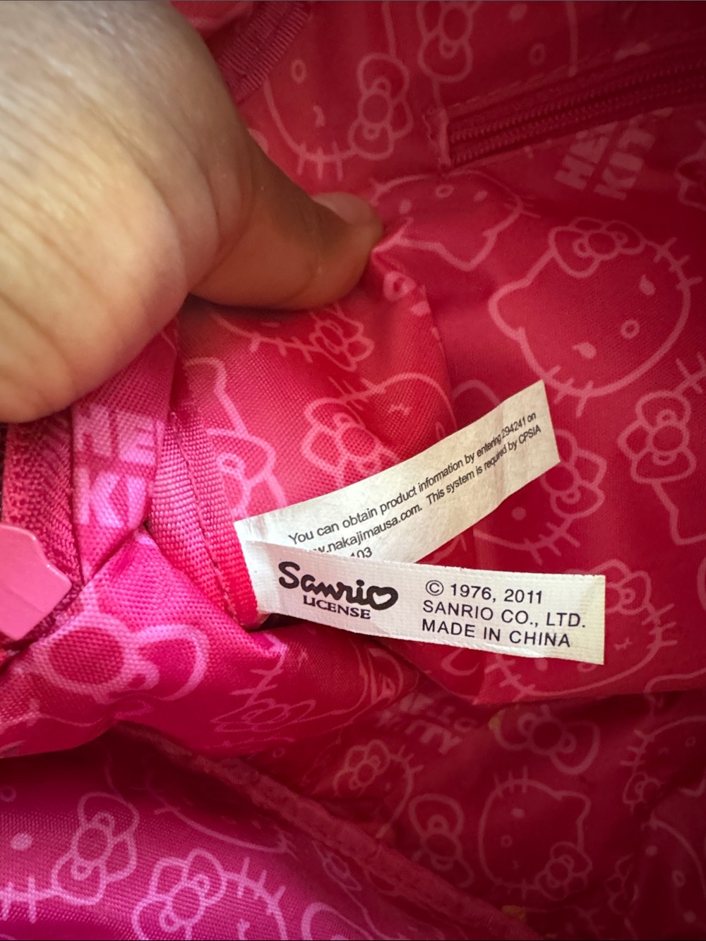 Authentic Hello Kitty Backpack ✨ - Picture 9 of 10